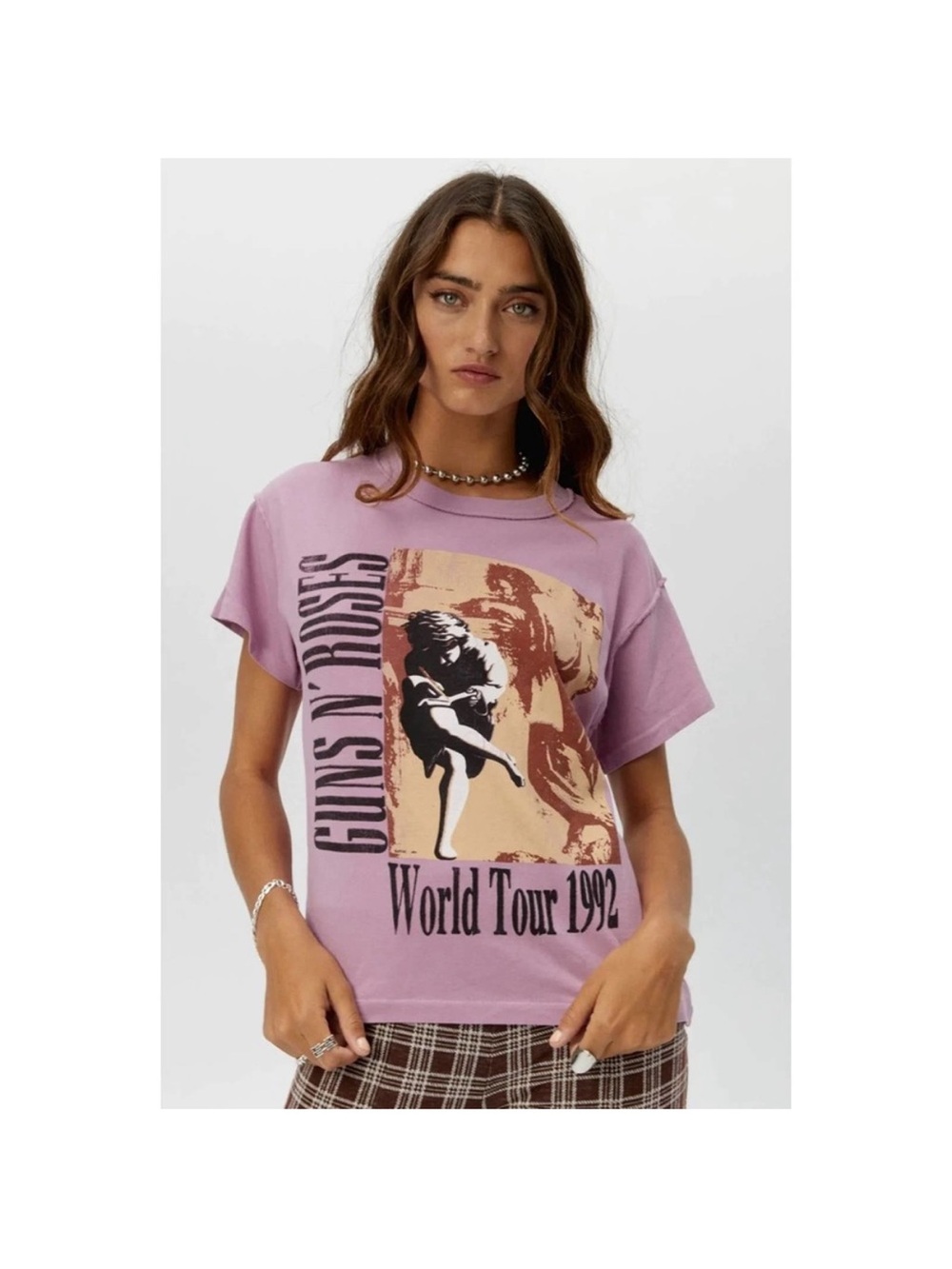 Daydreamer Lilac Graphic 'Guns N' Roses World Tour 1992' Tee